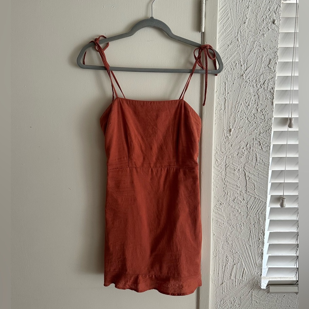 Abercrombie & Fitch Linen Mini Sundress